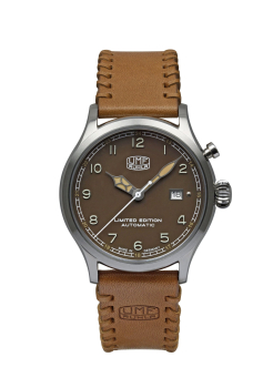 UMF Ruhla 1254-2 Automatik Limited Edition – ETA 2824-2 Elaboré, 43 mm, 5 bar, Schokobraun